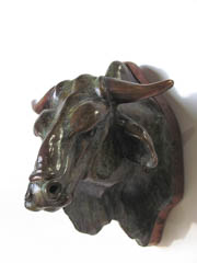 Bulls Head 1 by Frank Miles